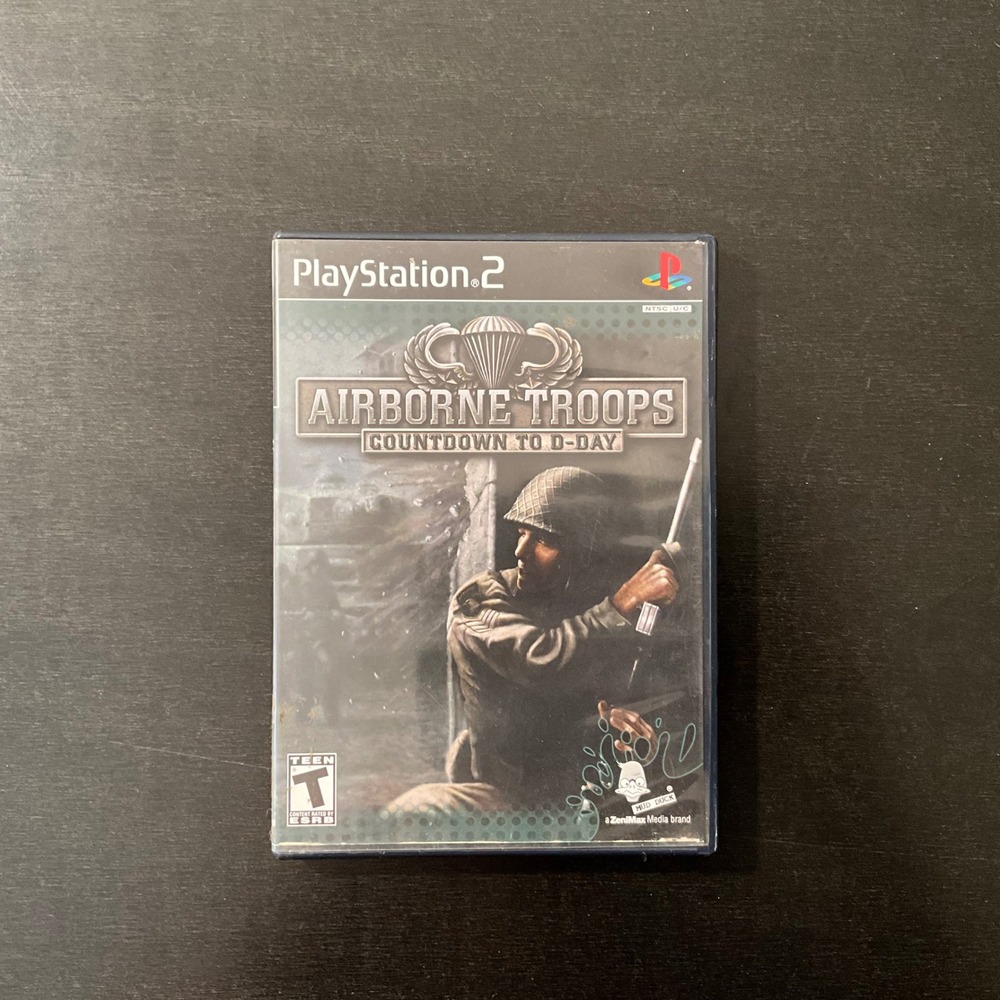 Airborne Troops Countdown to D-Day Sony PlayStation 2 PS2‎ Game Complete